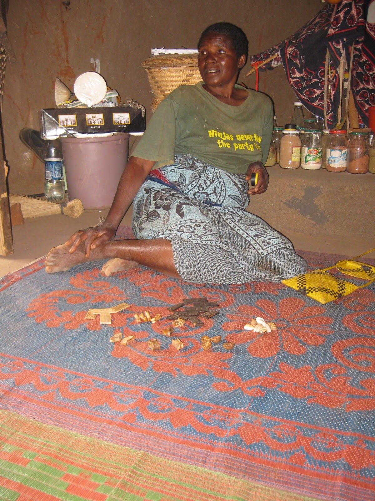 A client during a private consultation